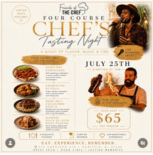 July 25th Tasting Experience